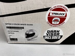 Nová helma airoh GP 550 S bílá lesklá 2021, vel. L (59 - 60) - 8