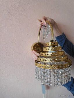 Křišťálový lustr - pětiramenný - 8