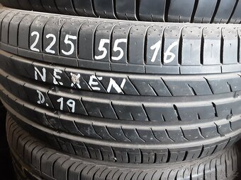 PNEU 225/55/16 a 215/45/16 , 2/4 ks. R16 letní pneu. - 8
