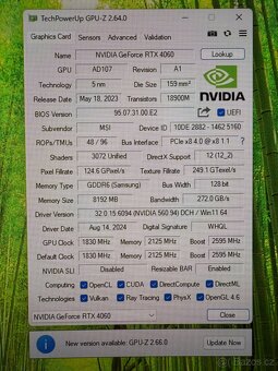 Herní PC sestava R7 5800X X570 64GB 1TB RTX 4060 DPH - 8