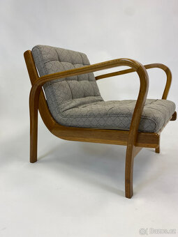 Krásná křesla Kropáček po renovaci, dub, šelak TOP - 8