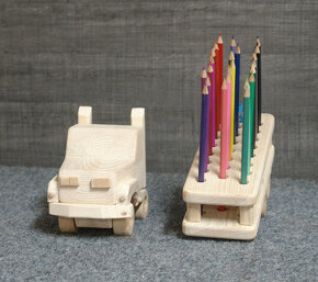 Nákladní auto - držák pastelek - 8
