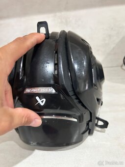 ✅ PROFI PRILBA BAUER - RE- AKT 155 - veľkosť M - BLACK ✅ - 8