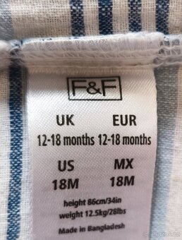 Klučičí košile s krátkým rukávem značky F&F - 8