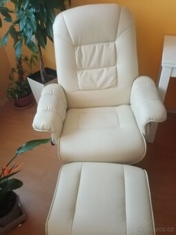 Polohovací křeslo, podnožka - 8