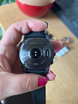 Garmin fenix 7X Solar - Gray/Black Silicone Band - 8