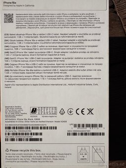 Apple iPhone 16e, 128GB, černý - 8