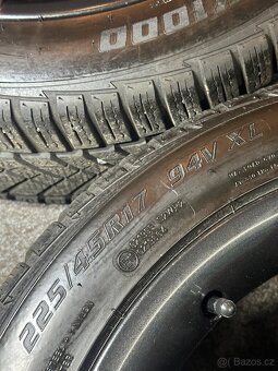 ALU Kola ŠKODA 5x112 R17 TRIUS Zánovní Zimní Pneu 225/45/17 - 8