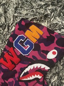 Bape shark purple hoodie - 8