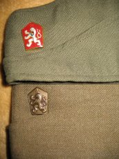 Čepice, lodička VB, SNB, armáda, MP, výstroj - 8