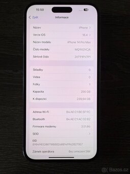 iPhone 14 pro max 256 GB - 8