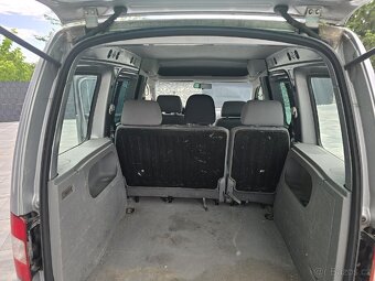 Vw caddy 1.9 tdi , 77kw, 5míst klima,el.okna - 8