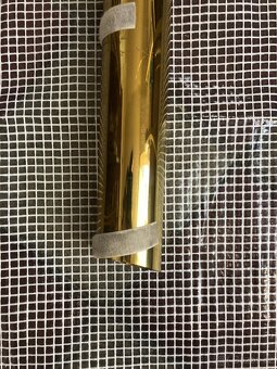 Mosazná tyč garnýž včetně dvou úchytů jedné koncovky (NP024) - 8