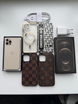 iPhone 12 PRO 128GB - GOLD 100% kondice baterie TOP stav - 8
