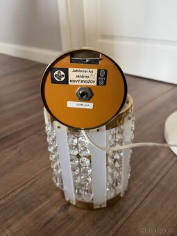 Luxusní vintage světelný set – Jablonecké sklárny, Nový Bydž - 8