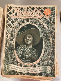 staré časopisy Pražanka a Hvězda z roku 1937 - 8