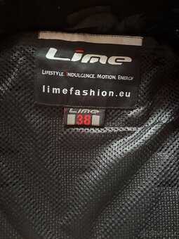 Lime bunda, džíny, helma, - 8