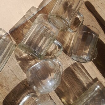 Staré pivní sklo,půlitr, lahve - 8