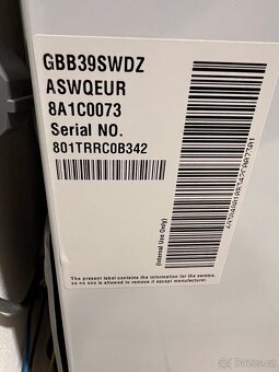 PRODÁNO.Kombinovaná lednice LG 190cm - 8