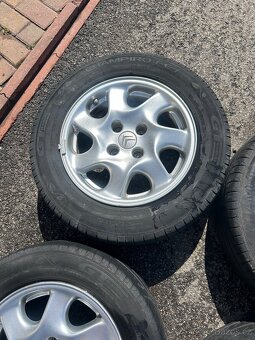 Alu kola 195/65/r15 citroen, letní gumy - 8