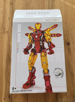 Ironman hero, stavebnice ne lego, marvel, postava - 8