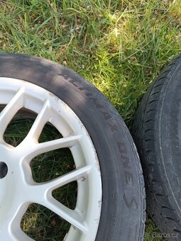 Letní alu sada kol 7,5x16  pneu 195/55R16 4x100 - 8