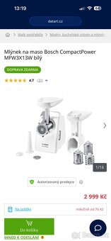 Mlýnek na maso Bosch Compact Power - 8