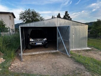 Garáž 6x6m pozinkovaný plech - 8