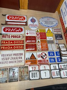 Stara reklamni plechova smaltovana cedule reklama - 8