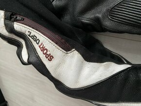 kožená moto bunda a kalhoty - 8