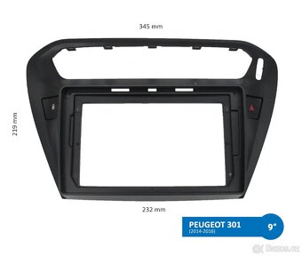 9" Android autorádio 2+32GB - Wifi, GPS, Bluetooth - 8