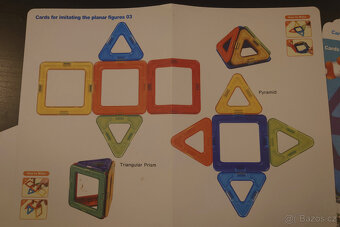 Magformers dvě sady, celkem 46 dílků s návody - 8