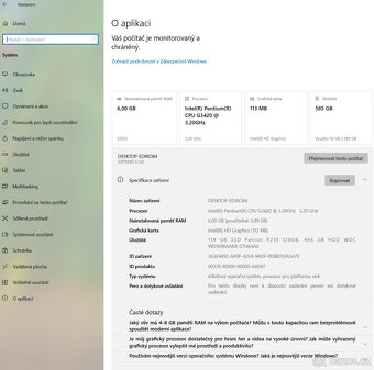 PC Fujitsu E720, WIN10, SSD, HDD, 6 GB RAM - 8