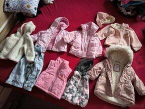 Oblečení pro miminko holčičku, velikost 74, 90ks - 8