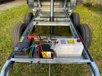 Sklápěcí přívěs DEBON PW 1.2 ELEKTRO, 300x160x30, 560 kg, 2 - 8
