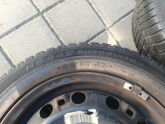 Zimní pneu+disky Škoda 185/60 R15 5x100 - 8