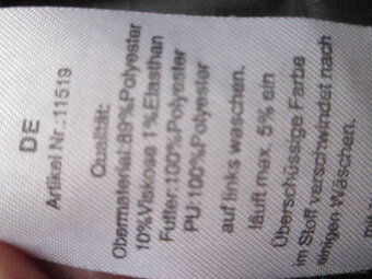 Černý elegantní kabát vel. M/L, podzim / zima - 8