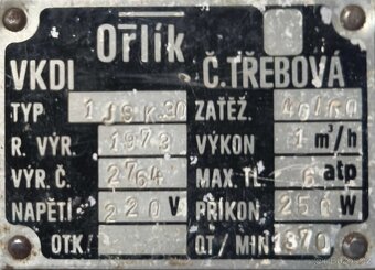 Přenosný kompresor ORLÍK 1JSK 30 - 8