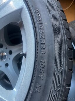 Alu 5x139,7, 20” ET35 + letni pneu 265/45/ZR20 - 8