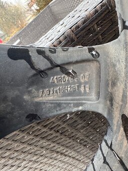 Alu kola Ronal R16 5x112 Zimni pneu vw audi seat Michelin - 8
