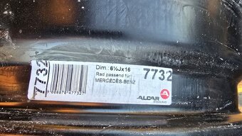 Plechové disky 5x112 R16 ET41 na Mercedes, Audi - 8