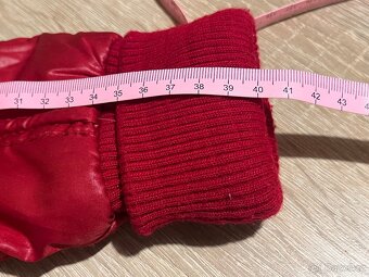 Bunda červená vel. 128, velmi módní - 8