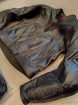 Dainese Avro-Pánská kožená moto kombinéza, dvoudílná-klokan - 8