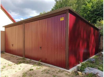Akční nabídka Plechová garáž 3x5m, v 2 jakosti. - 8