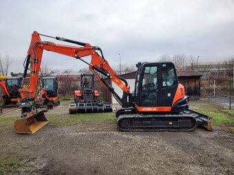 minibagr Kubota KX 080-4, dělené rameno - 8