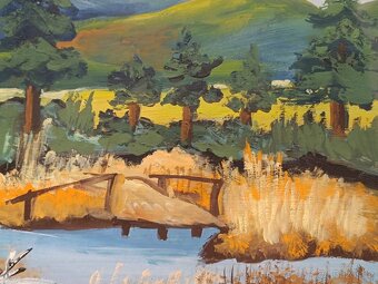 Obrazy 4ks Alois Kokáč, olej 50x70 - 8