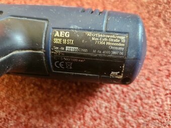 Příklepová Aku vrtačka AEG Lok-Tor 18V za 1 500,-Kč - 8