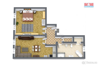 Prodej bytu 2+kk, 80 m², Karlovy Vary, ul. Svahová - 8