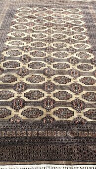 Luxusný seide hodvábny ručne viazaný Bukhara, 280x190 - 8