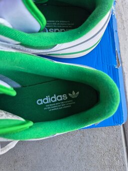 Adidas Forum Low CL bílá/zelená - 8